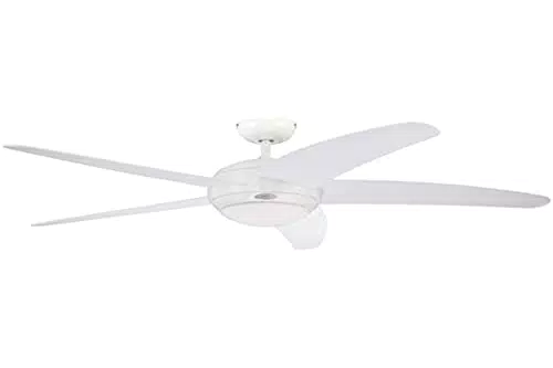 72140 Ventilateur de plafond d'intérieur à cinq pales et une lampe Bendan de 132 cm