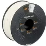 Amazon Basics Filament ABS pour imprimante 3D 1.75 mm Blanc Bobine 1 kg