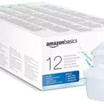 Amazon Basics Pack de 12 cartouches filtrantes, compatibles avec toutes les carafes filtrantes actuelles BRITA