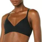 Amazon Essentials Bralette côtelée Non doublée Femme