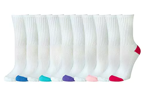Amazon Essentials Chaussettes de Sport à Semelle Légèrement Renforcée en Coton Femme