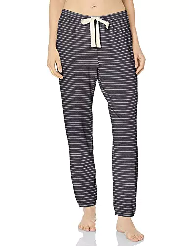 Amazon Essentials Pantalon de Pyjama Type Jogging d’Intérieur en Éponge Légère Femme