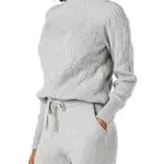 Amazon Essentials Pull Torsadé à Col Cheminée Doux Au Toucher Femme