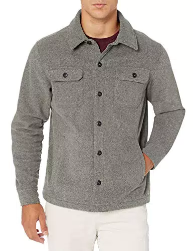Amazon Essentials Surchemise en Polaire à Manches Longues Homme