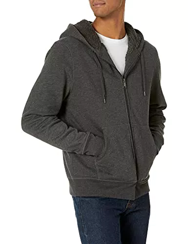 Amazon Essentials Sweat-Shirt à Capuche, à Fermeture Éclair Intégrale