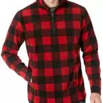 Amazon Essentials Veste en Molleton Polaire Zippée 1/4 Homme