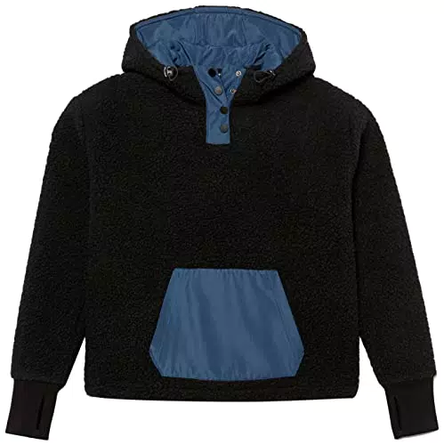 Amazon Essentials Veste Polaire en Molleton Femme, Noir