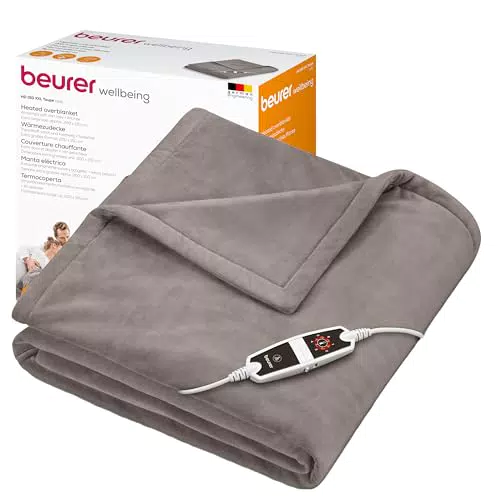 Beurer HD 150 XXL Taupe couverture chauffante électrique avec arrêt automatique