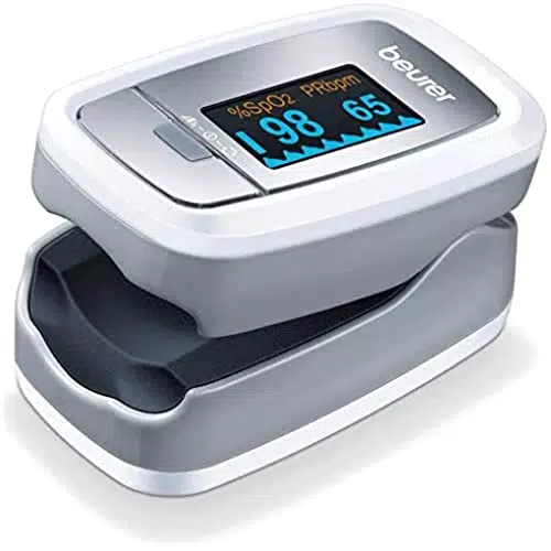 Beurer PO 30 - Oxymètre de pouls digital pour la mesure de la saturation en oxygène dans le sang et le pouls