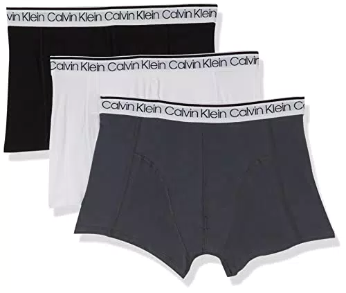 Calvin Klein Lot de 3 Boxers Homme Trunk 3 PK avec Stretch