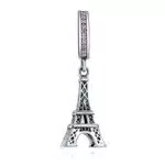 ChicSilver Charms et Perles pour Femme, Charme la Tour Eiffel
