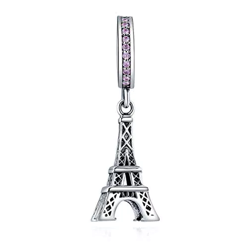 ChicSilver Charms et Perles pour Femme, Charme la Tour Eiffel