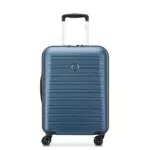 DELSEY PARIS - Segur 2.0 - Valise Cabine Rigide Slim - 55x40x20 cm - 35 Litres - XS - Bleu