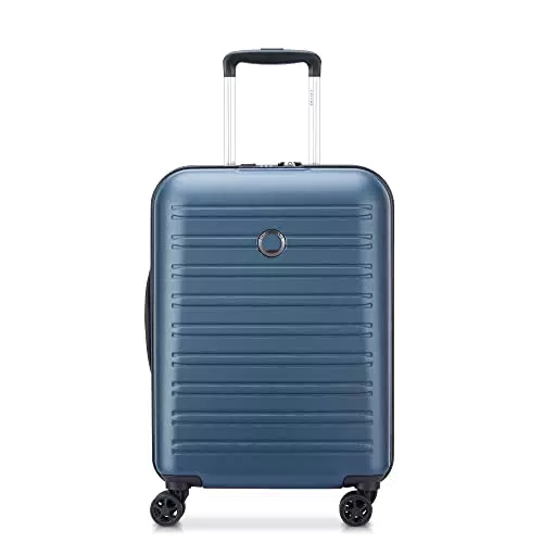 DELSEY PARIS - Segur 2.0 - Valise Cabine Rigide Slim - 55x40x20 cm - 35 Litres - XS - Bleu