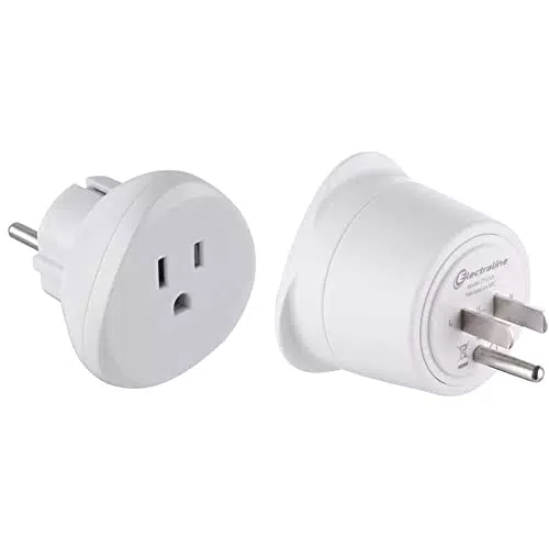 Electraline 70059 Adaptateur de Voyage USA vers France/Europe
