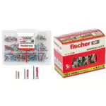 Fischer Kit DUOPOWER Mallette 80 chevilles universelles Duopower avec vis assorties