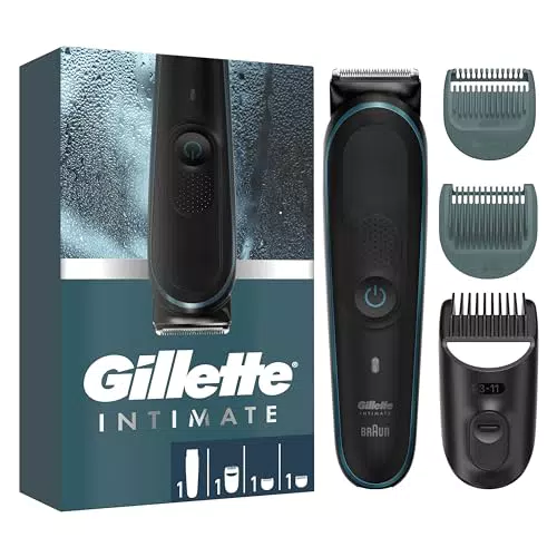 Gillette Intimate Tondeuse Intime Homme I5, Tondeuse Pour Zone Intime Pour Homme