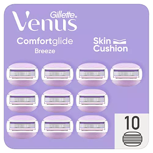 Gillette Venus Comfortglide Breeze Recharges De Lames X10