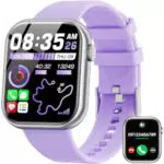 Hwagol Montre Connectée Homme Femme 1.85 Smartwatch avec Podometre