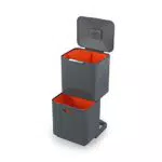 Joseph Joseph Totem Max - Poubelle de cuisine pour le tri et le recyclage des déchets