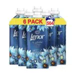 Lenor Adoucissant 6x84 Lavages, Envolée D’air, Adoucissant Pour Des Draps Frais Chaque Soir Pendant 1 Semaine