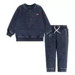 Levi's Kids Lvb Indigo & Sulfur Jogger Set Bébé Garçon Out Of The Blue 6 Mois