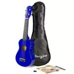 Martin Smith Soprano Ukulélé avec Bag & Book Ukulele Book - Bleu