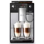 Melitta Latticia One Touch Argent, Machine à Café à Grain avec Broyeur