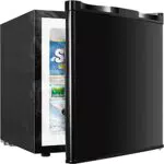 Mini Congelateur, Noir Congelateur Petite Taille, 31 Litres Autonome Silencieux Porte Réversible Thermostat Réglable Congélateur Compact