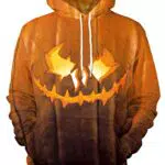 Ocean Plus Homme Sweats à Capuche Amusement Halloween avec Poche Kangourou Noël Imprimé Multicolore Sweat à Manches Longues Pull-Over