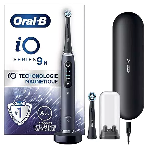 Oral-B iO 9N Brosse À Dents Électrique Noire connectée Bluetooth