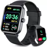 Quican Montre Connectée Homme Femme avec Appel Bluetooth & Alexa Intégrée