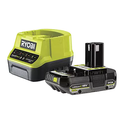 Ryobi - 1 batterie ONE+ lithium+ 18V - 2Ah et 1 chargeur rapide 2A - RC18120-120CG
