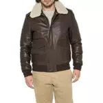 Schott Nyc Blouson Cuir Homme, Marron