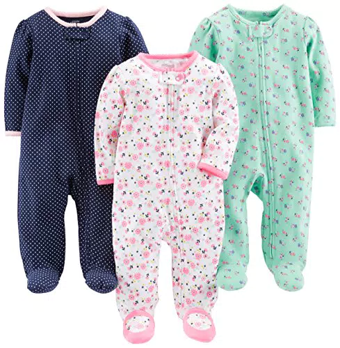 Simple Joys by Carter's Combinaison en Coton Qui Couvre Les Pieds