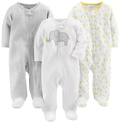 Simple Joys by Carter's Combinaison en Coton Qui Couvre Les Pieds
