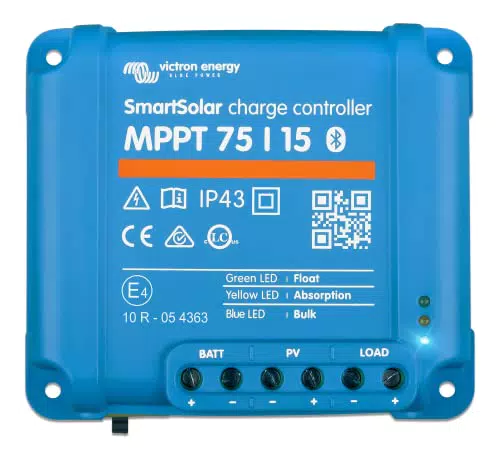 Victron Energy SmartSolar MPPT 75V 15 amp 12/24-Volt Contrôleur de Charge Solaire