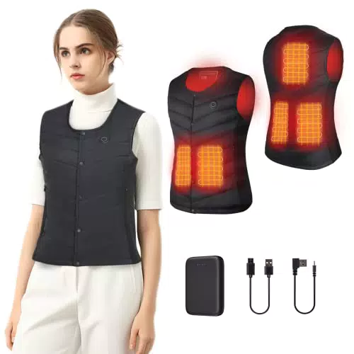 Vofuoti Veste Chauffante, Avec Chauffe-corps Electrique USB