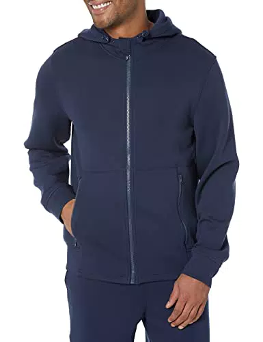 Amazon Essentials Sweat-Shirt de Sport à Capuche, à Fermeture Éclair Homme