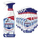 Antikal Original Spray Anti-Calcaire, 10 x 500ml, Élimine Jusqu’à 100% Du Calcaire Avec La Technologie Anti-Gouttes