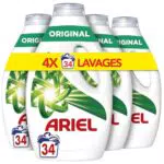 Ariel Lessive Liquide, 4 x 34 Lavages, Original, Impeccable Même En Cycle Court Et À Froid