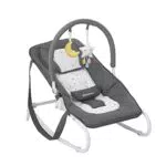 Badabulle Transat pour Bébé Easy Moonlight, Position Fixe ou Balancelle