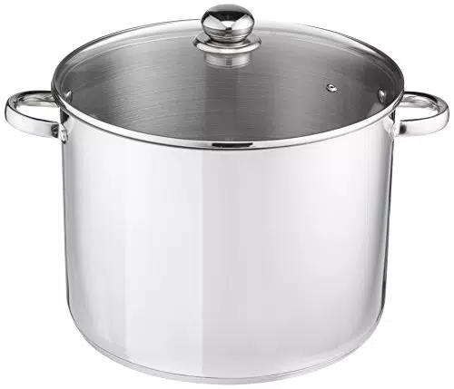 Baumalu 342684 Marmite Traiteur + Couvercle 19 L Diamètre 32 cm en Acier Inoxydable