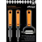 BRA Efficient Lot de 3 Éplucheurs