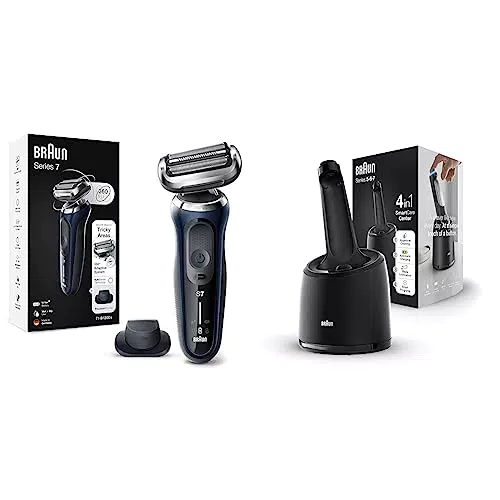 Braun Series 7 Rasoir Électrique Homme À Grille Sans Fil avec Tondeuse De Précision