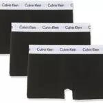 Calvin Klein Lot de 3 Boxers-Cotton Stretch Caleçon - Homme - Noir -