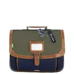 Cartable 38 cm Tann's Les Signatures Axel Kaki/Bleu