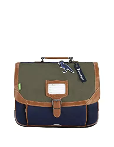 Cartable 38 cm Tann's Les Signatures Axel Kaki/Bleu