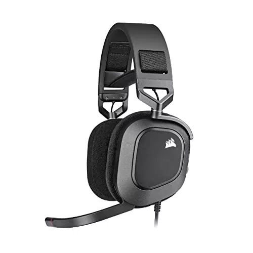 Corsair HS80 RGB USB Casque Gaming Premium avec Dolby Son Surround 7.1 Carbone