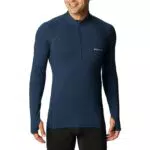 Couche de base à manches longues demi-zippé pour Homme